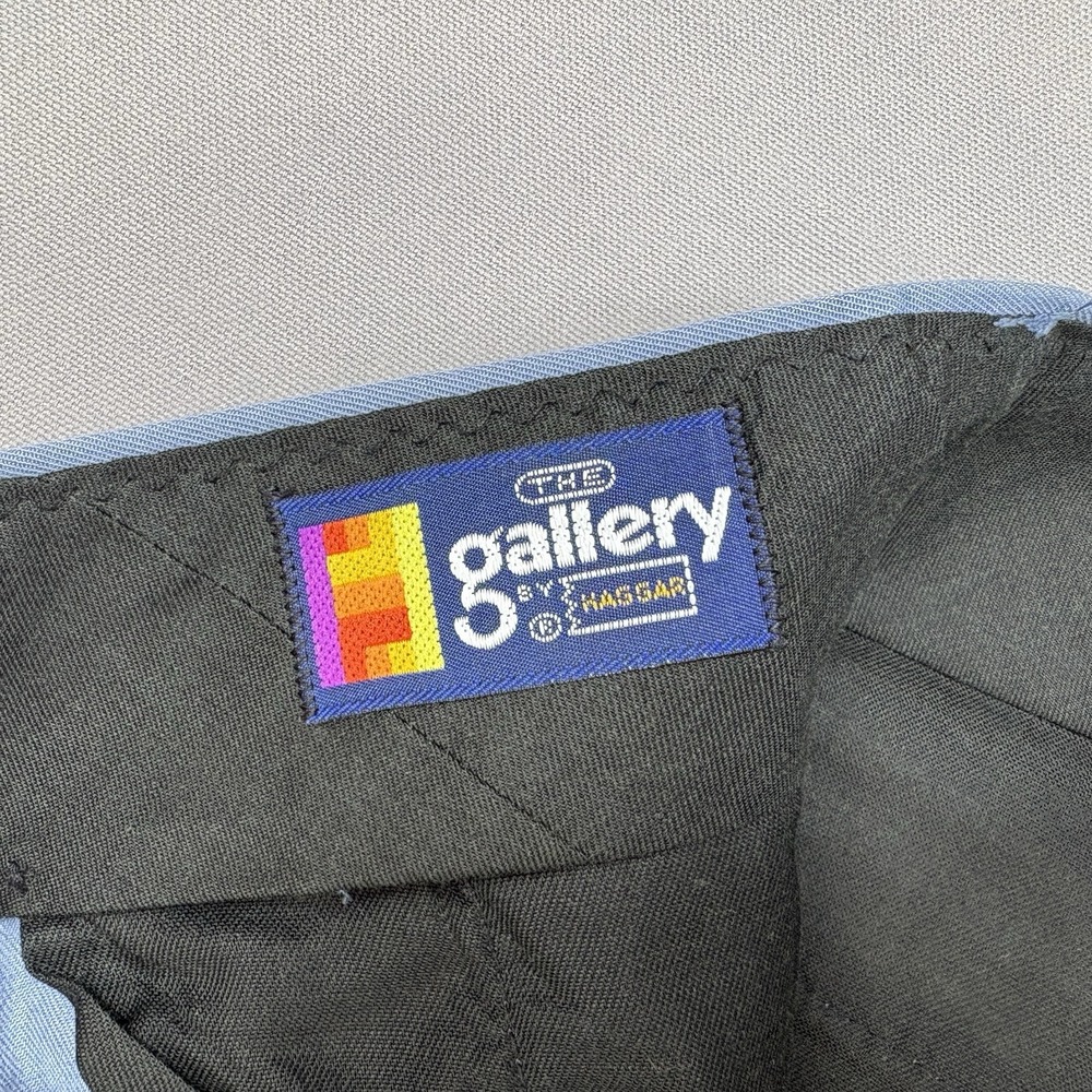 VTG 70's Gallery by Haggar 36x30 Blue Dacron Deadstock Leisure Dress Pants NWT - Picture 10 of 16